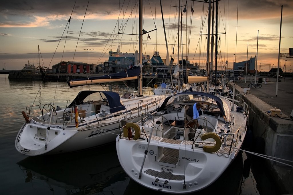 Rønne Harbour, Bornholm Island, Danmark by omicron