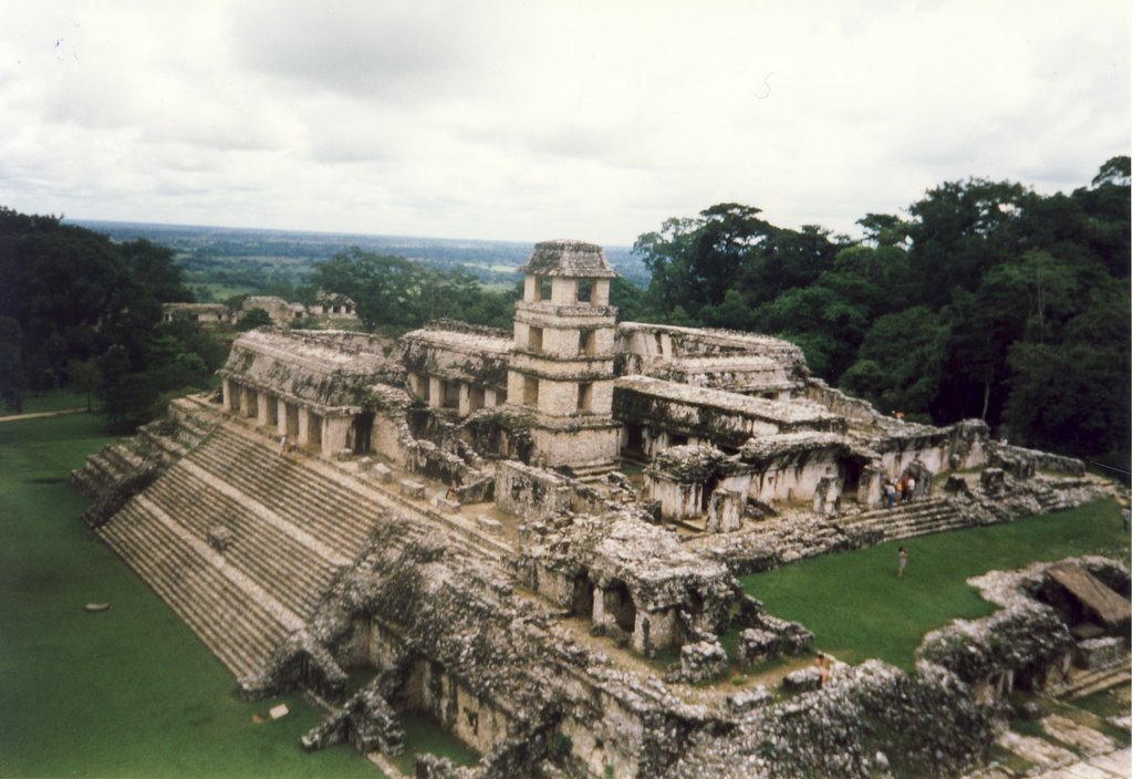 Maya Ruins in Palenque by Christophe Van Hulle