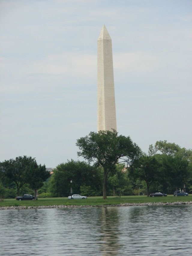 Washington Monument from Potomac River by dsmacdonald