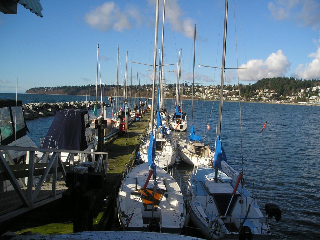 White Rock moorage, British Columbia, Canada by pathcan