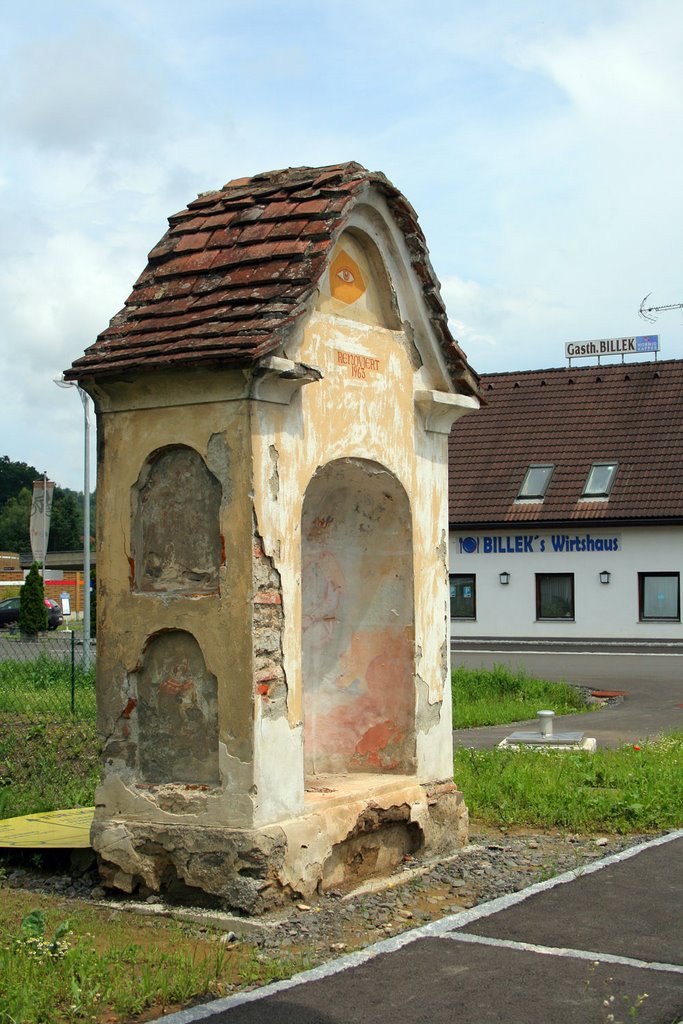 Pestkreuz bei GH Billek by Alois Wonaschütz