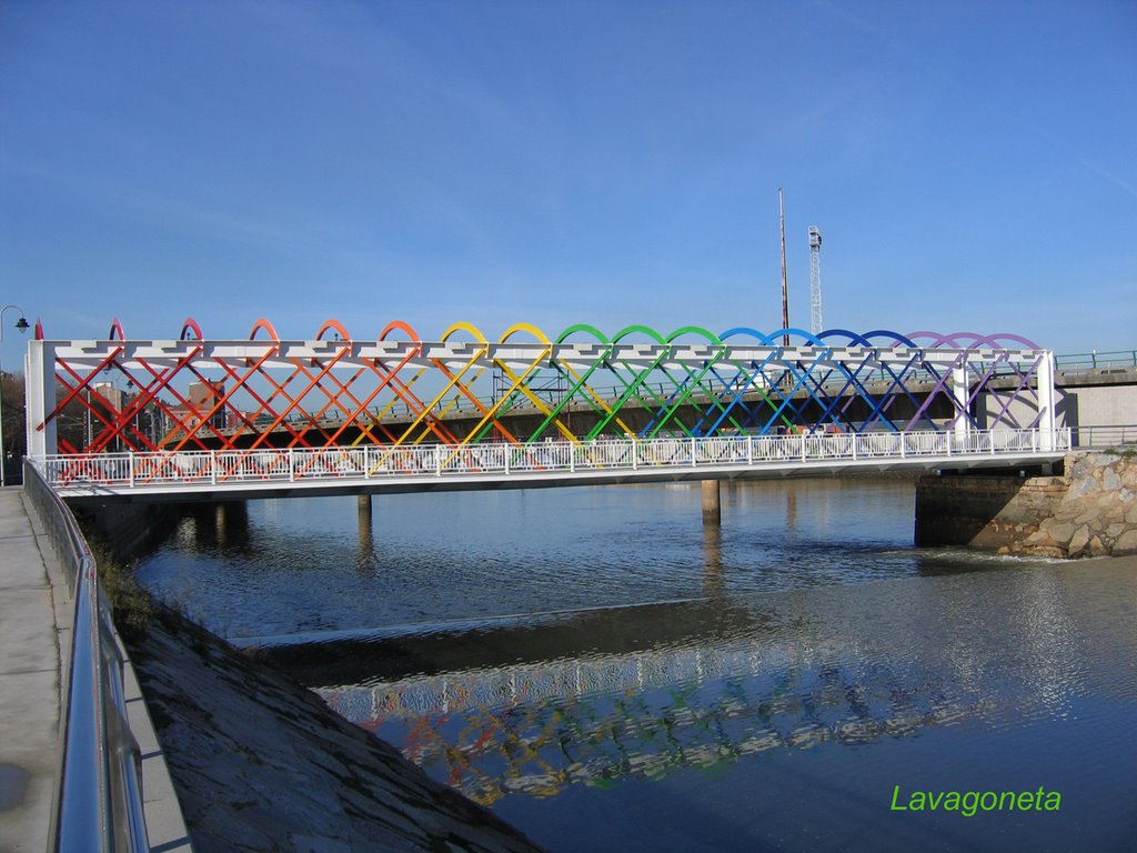 Puente San Sebastian pintado by c.alonso