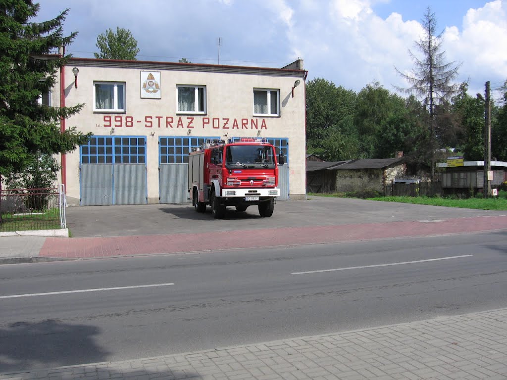 Fire brigade in Koniecpol town by Denis Kolec