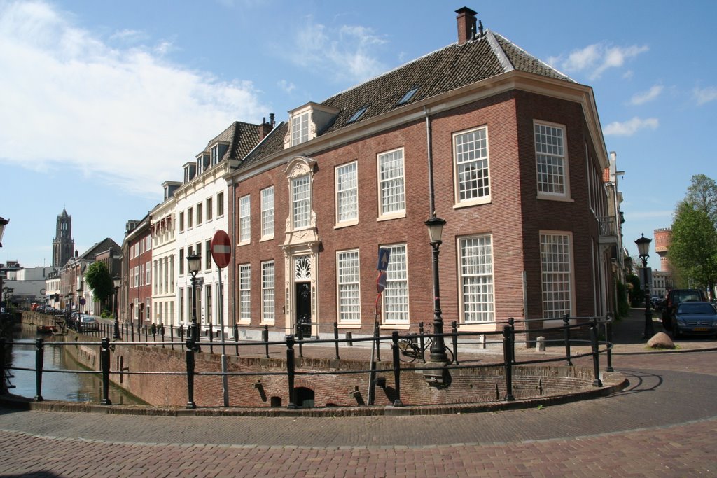 Plompetorengracht, Domtoren, Watertoren Lauwerhof by Carl030nl