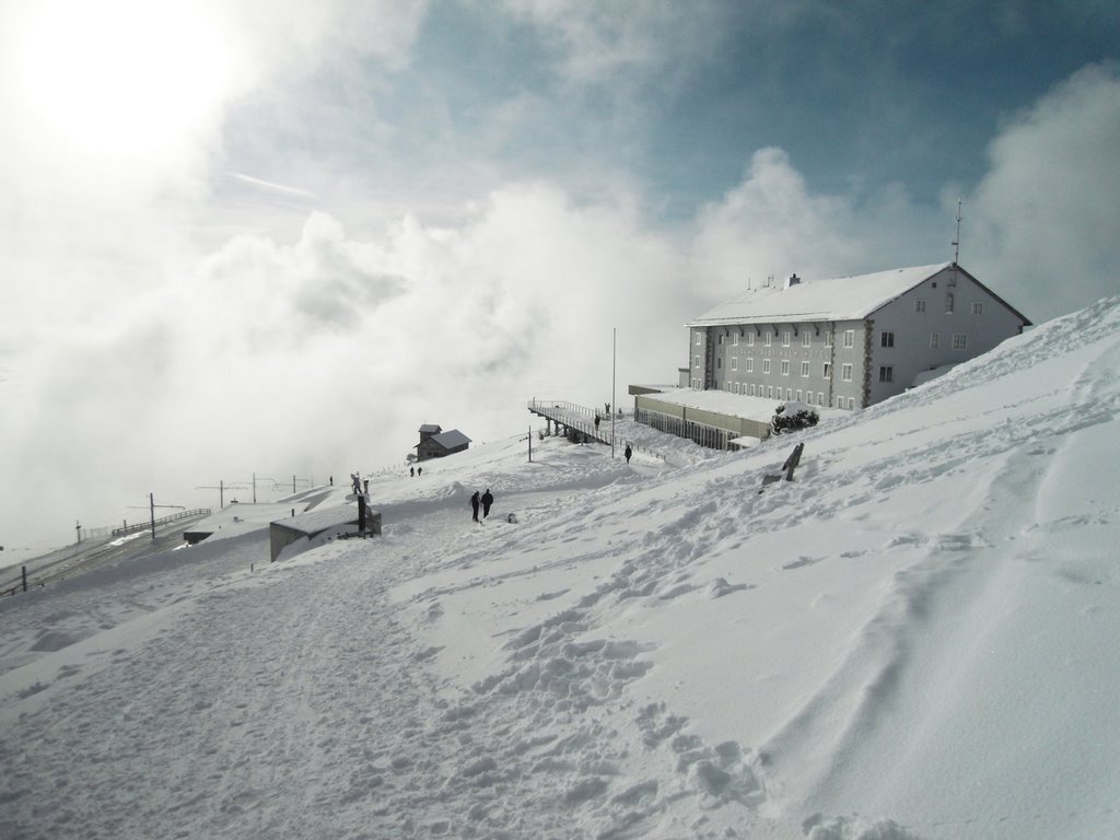 Hotel Rigi Kulm im Schnee (rs) by booh