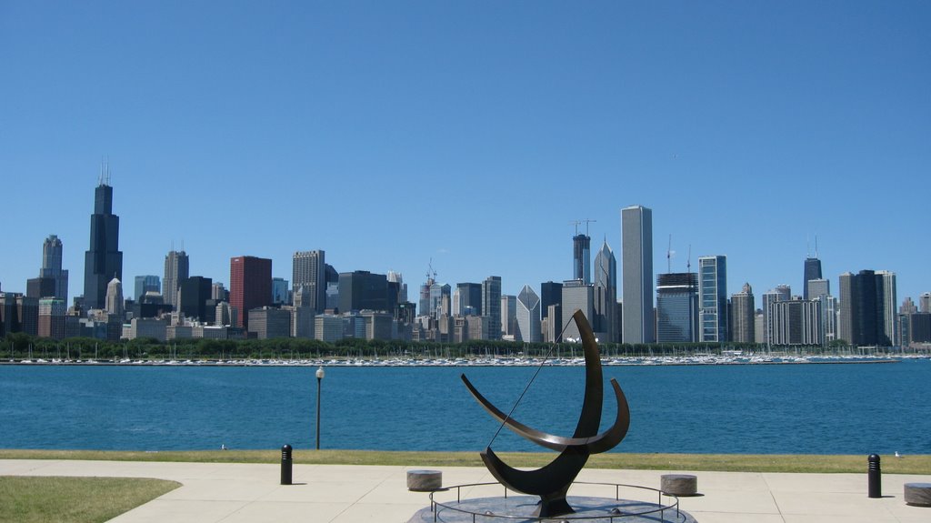 Chicago Skyline from Planetarium by purekarma