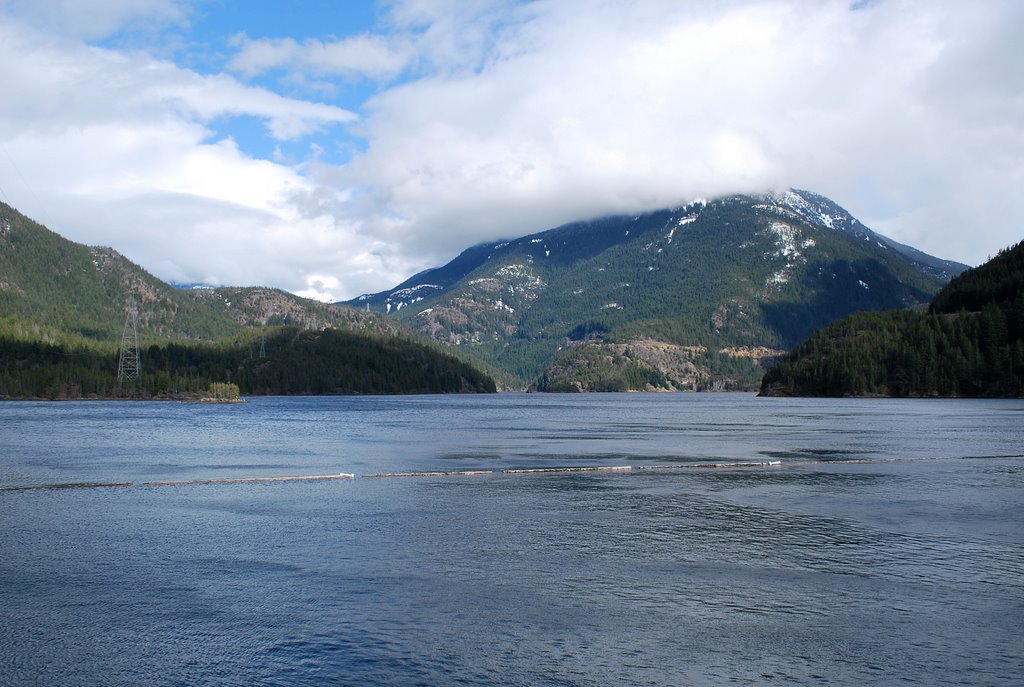 Diablo Lake and Ruby Mountain by C. Harmon