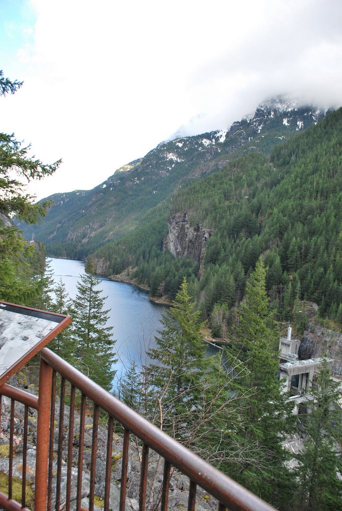 Gorge Dam and Lake by C. Harmon