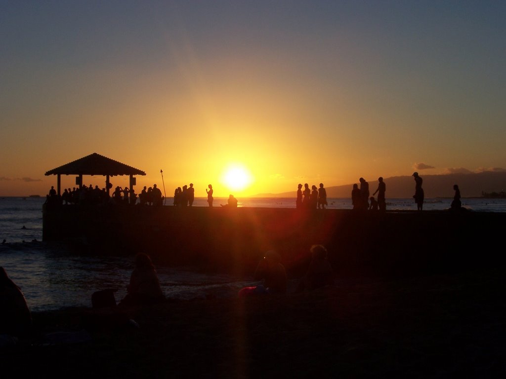 Waikiki Sunset by PKHeywood