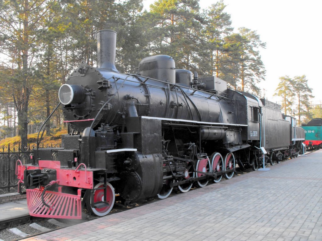 Locomotora Baldwin USA 1944. Museo ferroviario de. Novosibirsk. Rusia. by Santiago Rios