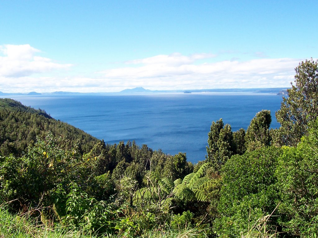 Lake Taupo, the largest lake in New Zealand by michaelhoen