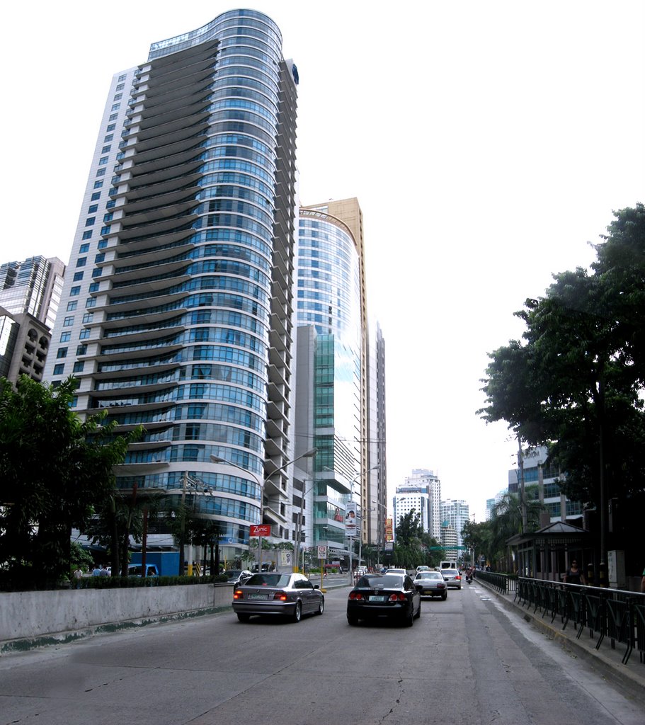 Buildings along ADB Ave. fronting Podium by paketch