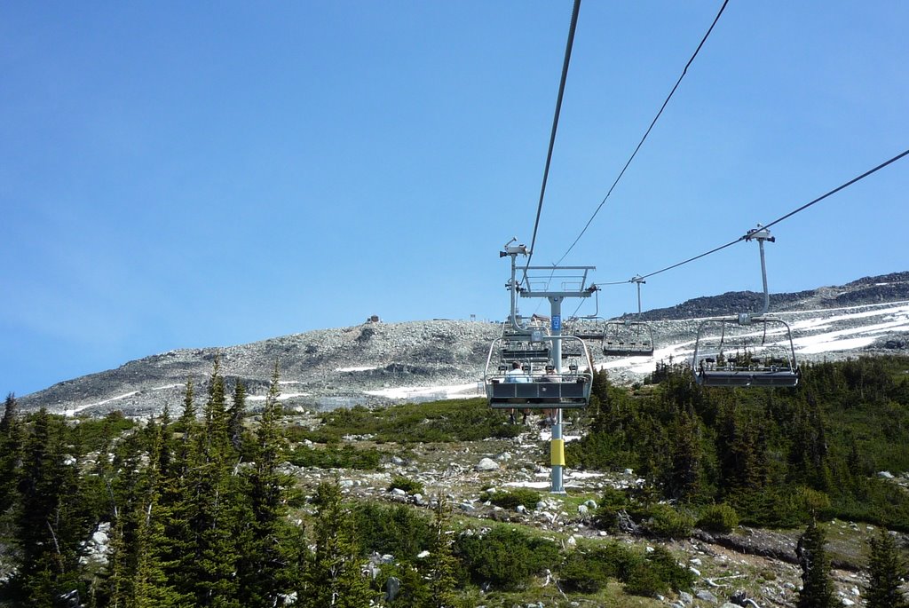 7th Heaven Chairlift, Blackcomb Mountain by Colin W