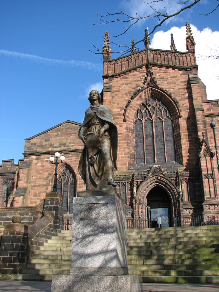 Statue of Lady Wulfruna by Regimantas Urbanas