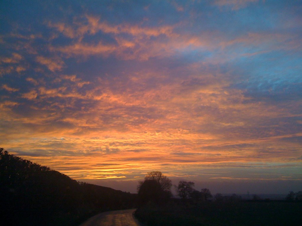 Winter morning south of Lichfield 2 by Dave Cullen