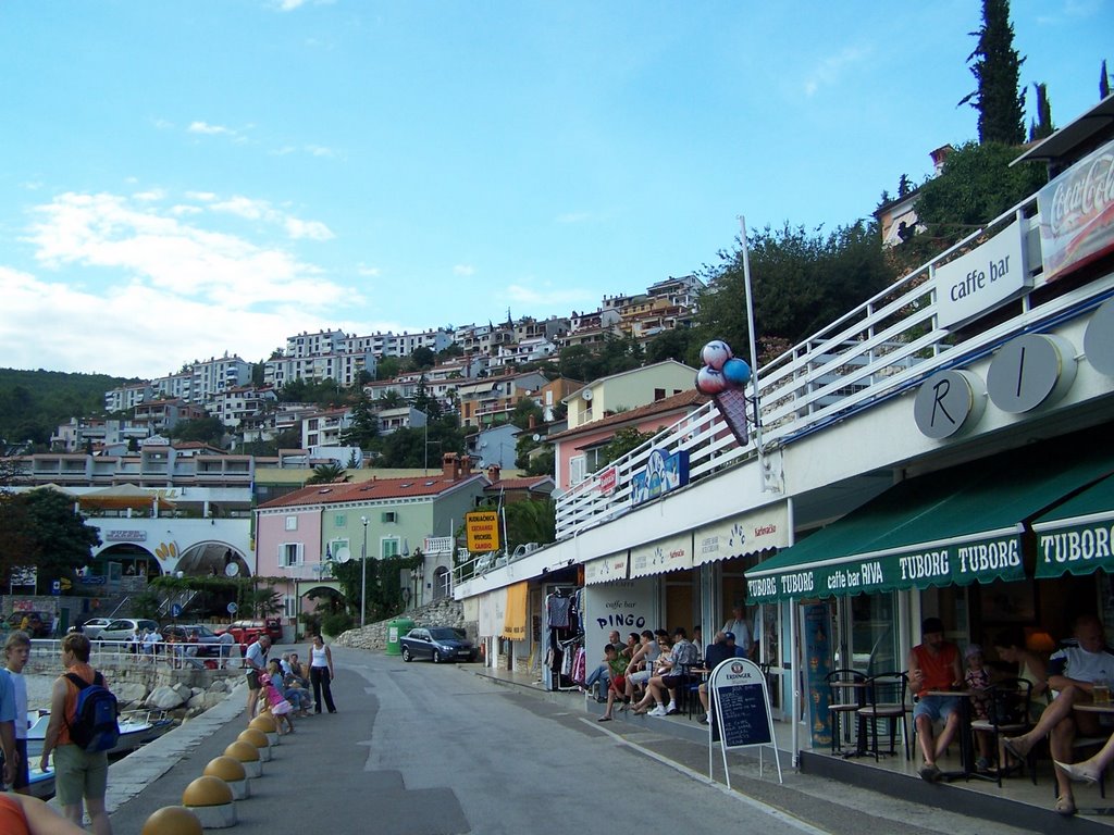 Rabac harbour by Bibiana Papp