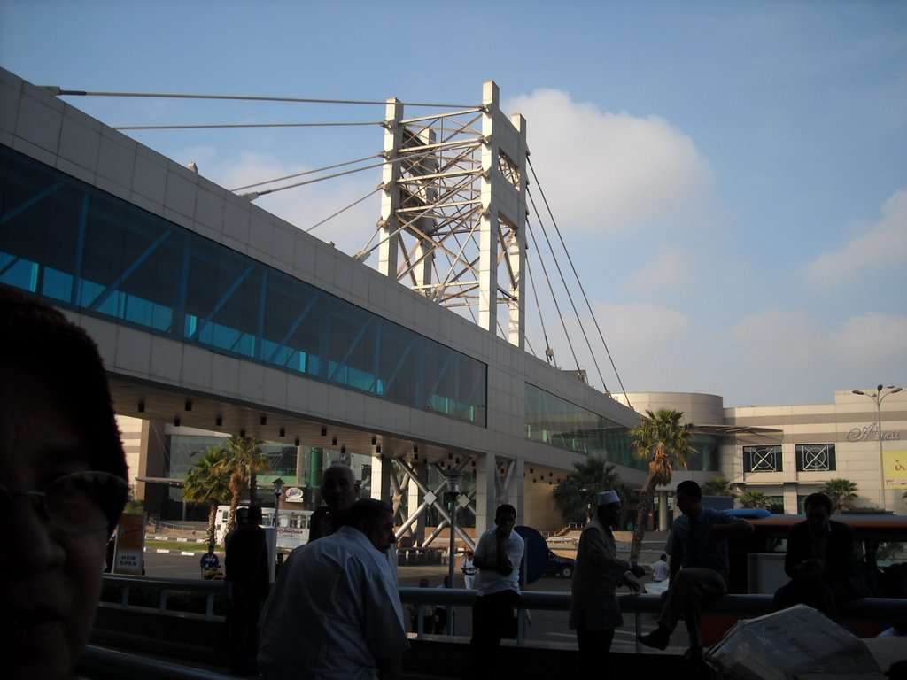 Bridge outside of cairo airport by Noor Fairuz Che Amin