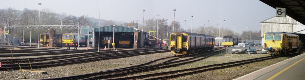 Exeter St Davids Station Panorama by Ashley James