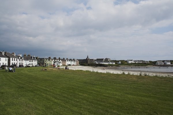 Port Ellen. Lawn at Frederick Crescent by Quevaal