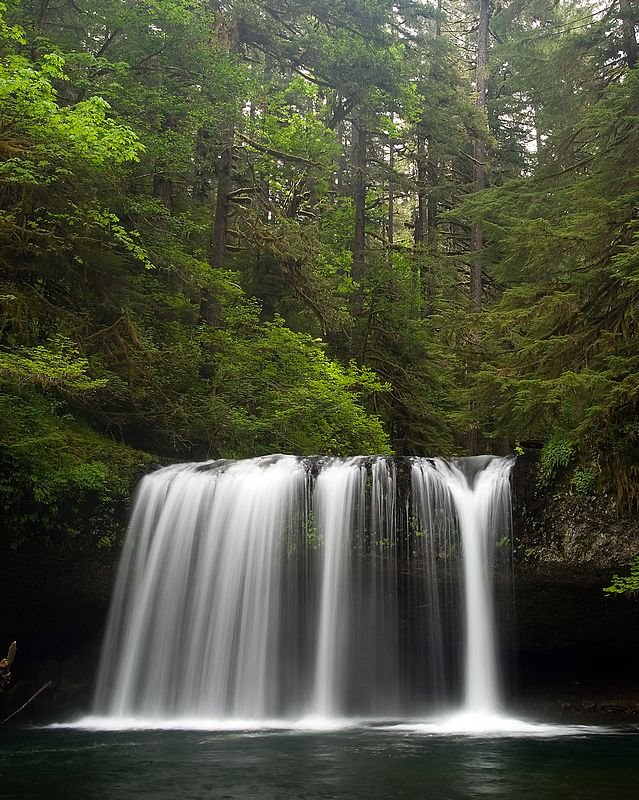 Upper Butte Creek Falls by Aaron Nuffer