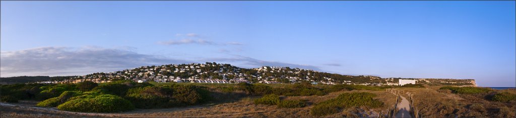 Evening panorama, Son Bou, Menorca, Spain by Wim Janssen