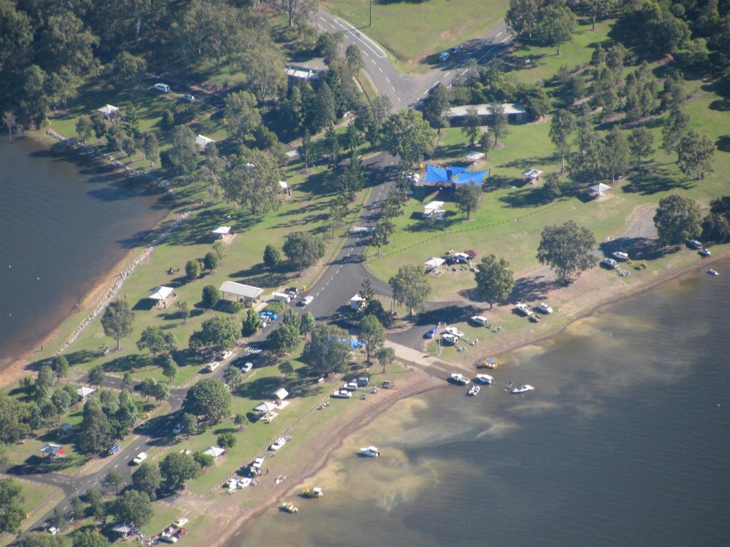 Somerset dam from the air by fiddyschmitt