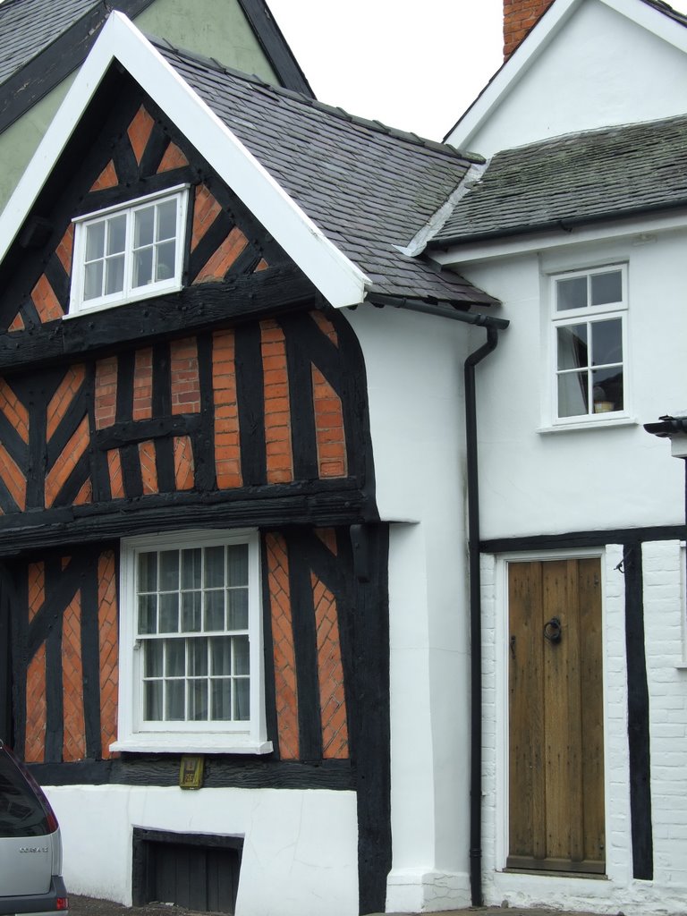 Half-timbered house, Church Street, Bishop's Castle, Shropshire by John Goodall