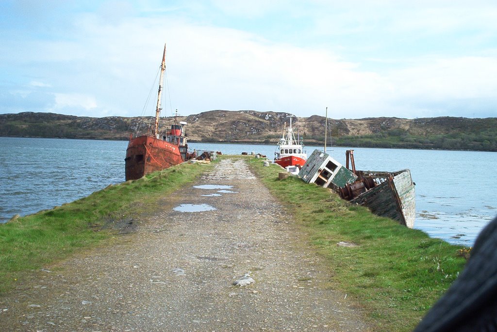 Schiffswrack bei Ballynakill Harbour by Emmes