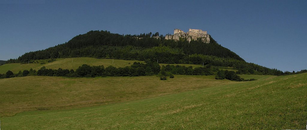 Panoráma Lietavského hradu a okolia by Miro Toman