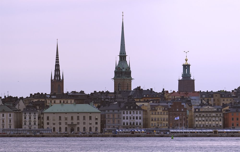 Three towers over Gamla Stan by David Thyberg