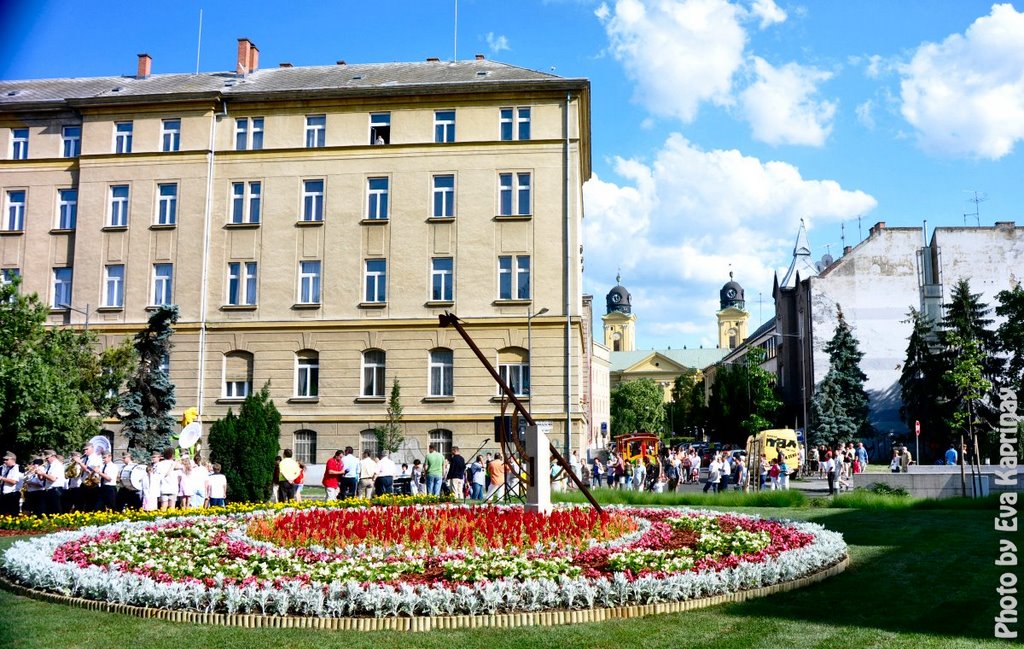 NEW sundial - floral clock by Eva Kaprinay