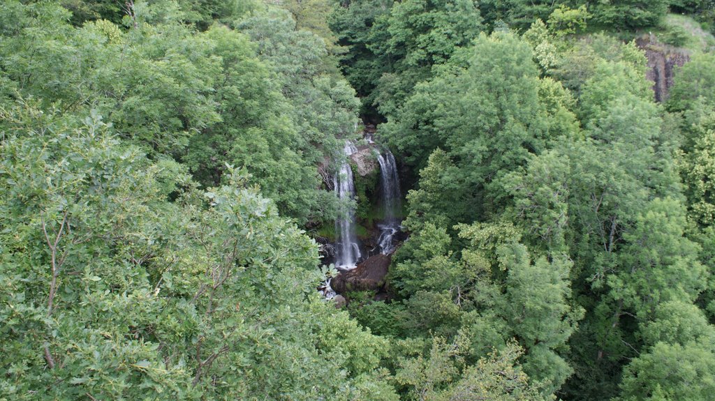 La cascade près de Salvanhac by Defawe Lucien