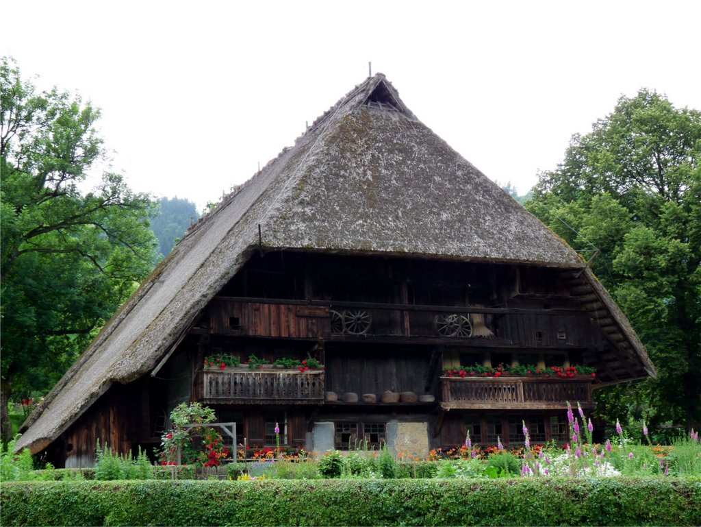 Vogtsbauernhof from 1612 at the Black Forest open air farm house museum in Gutach 2 by SammySambo76