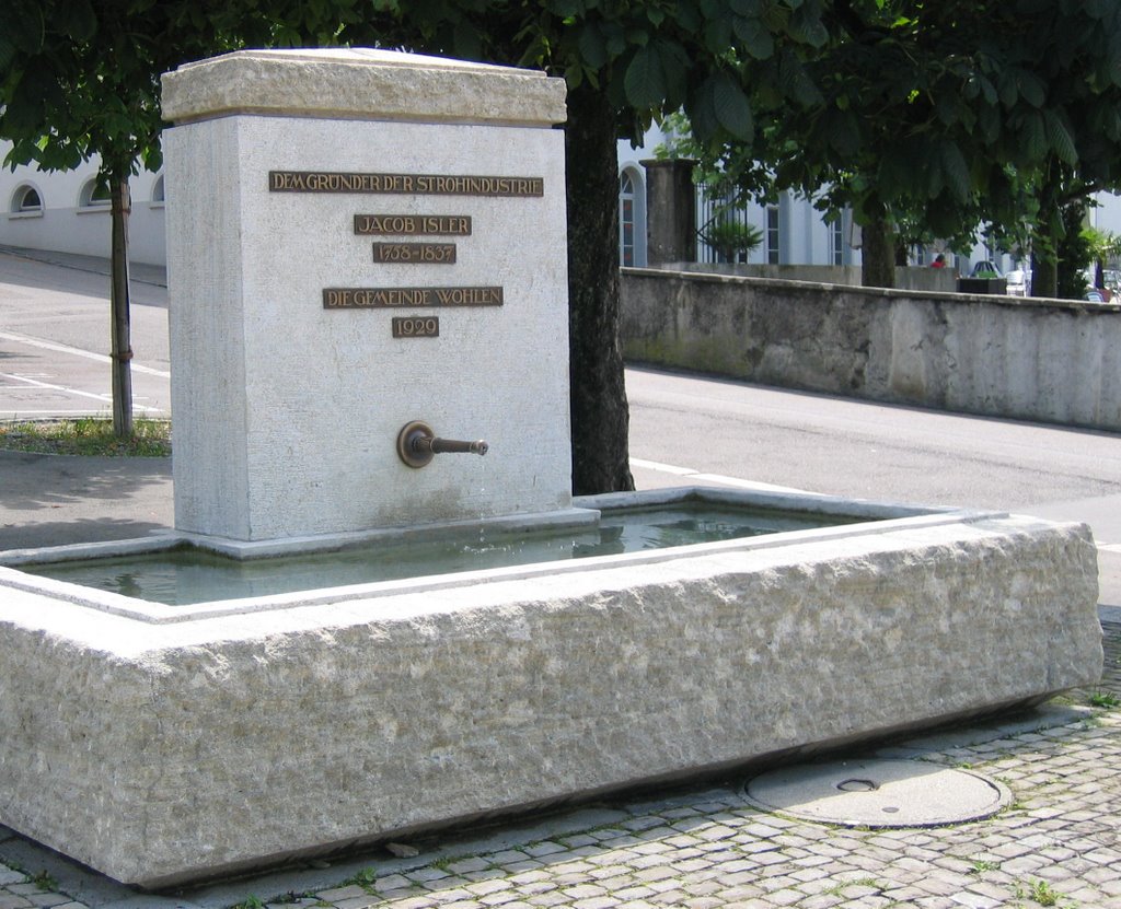 Jacob Isler Brunnen by U. Blaser