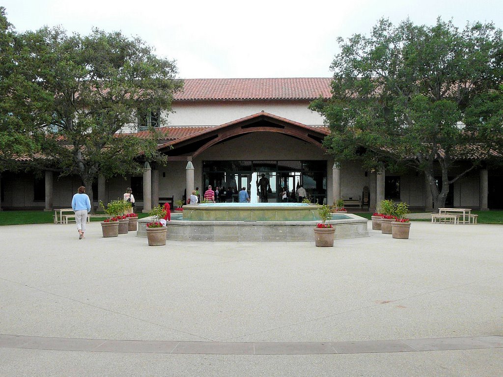 USA: California, Los Angeles - Reagans Library Airforce One Museum, front entrance by Yory