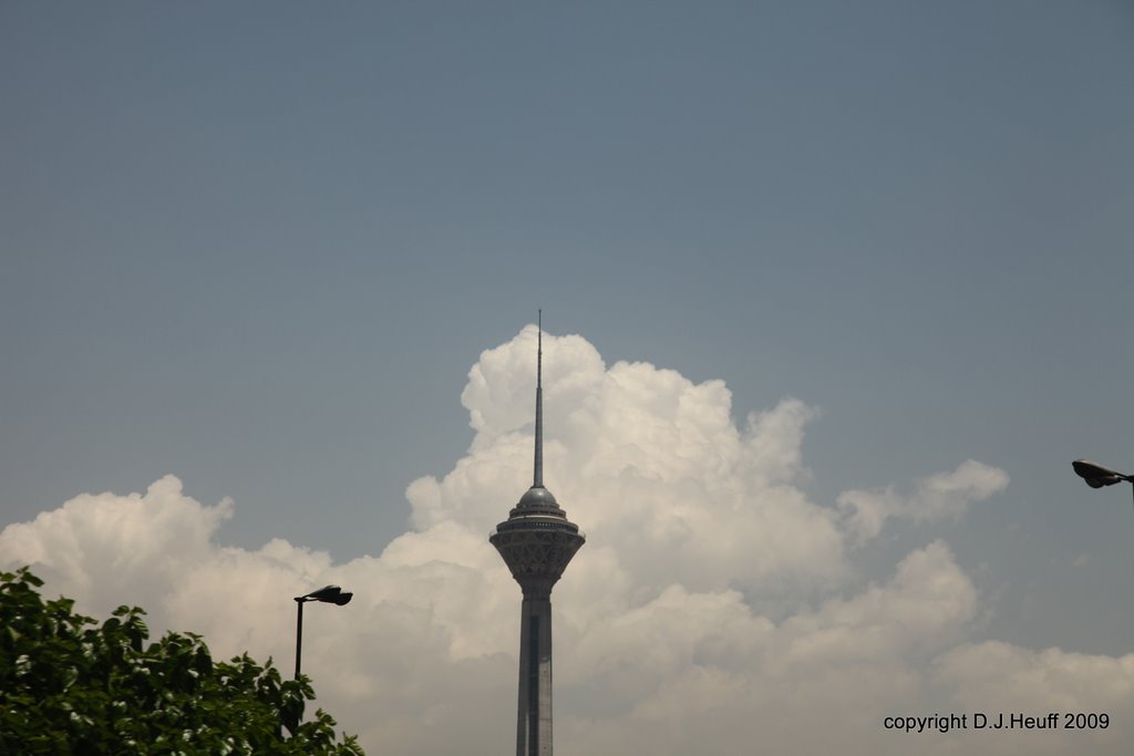 Communication Tower Tehran by Dick Heuff