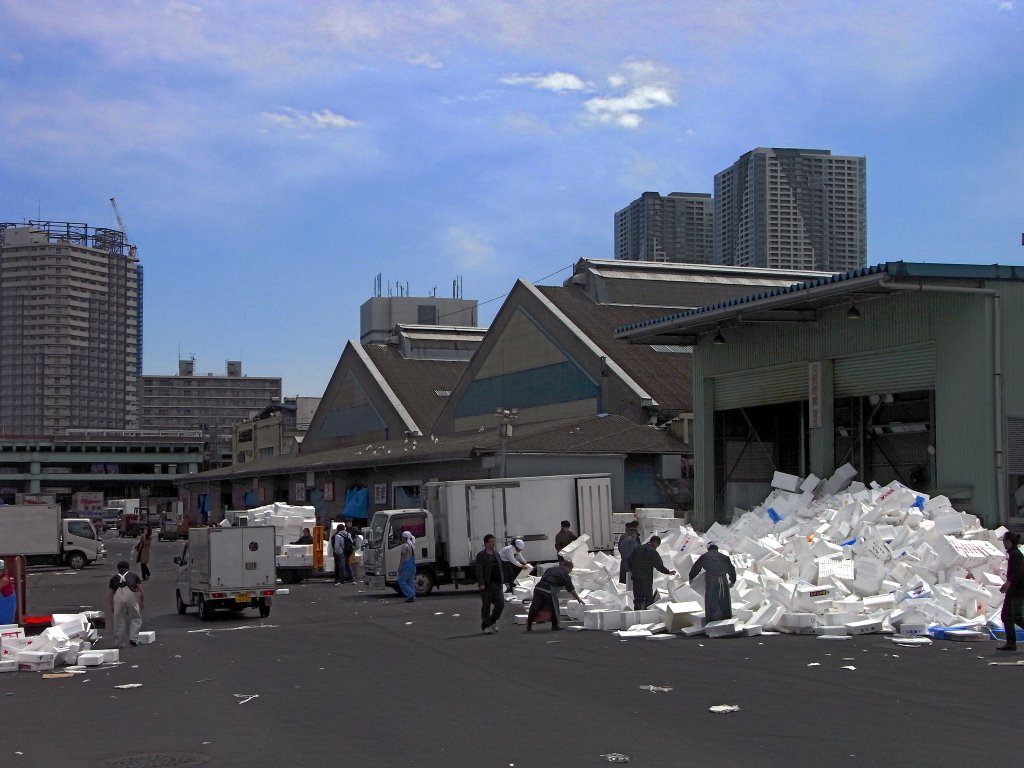 Tsukiji Fish market by taoy (keep Panoramio)