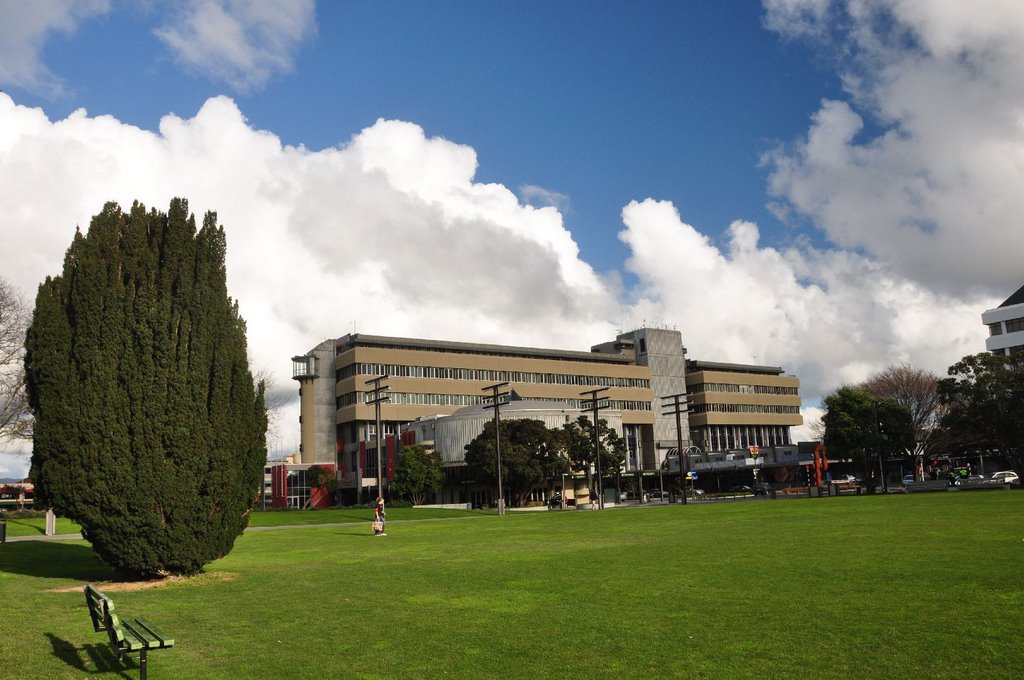 Palmerston NorthCity Council Building view from Rangitikei Street by lumpic