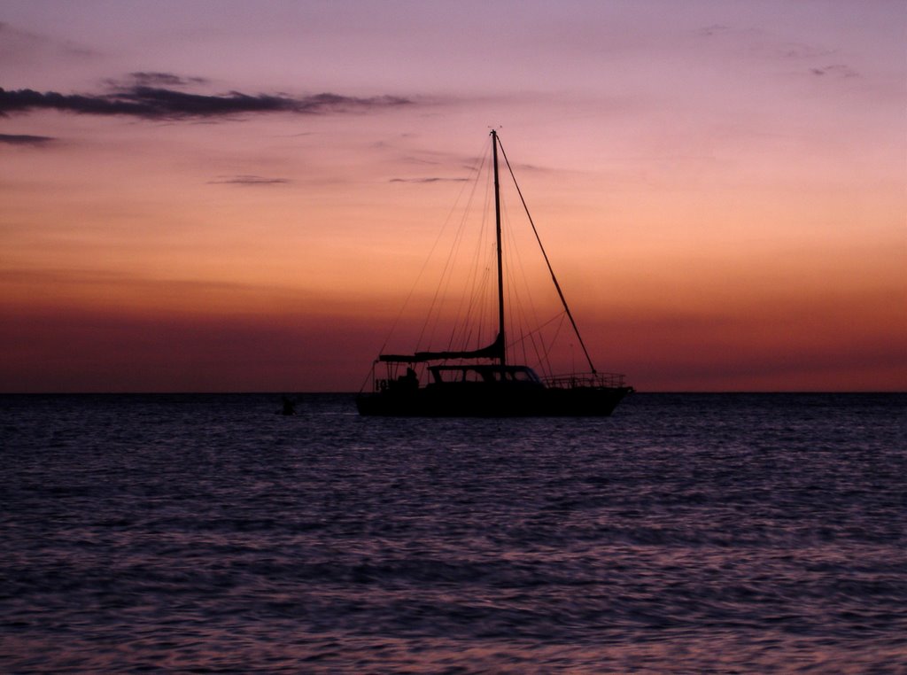 Sailboat in the Sunset by Donnie Eggleston