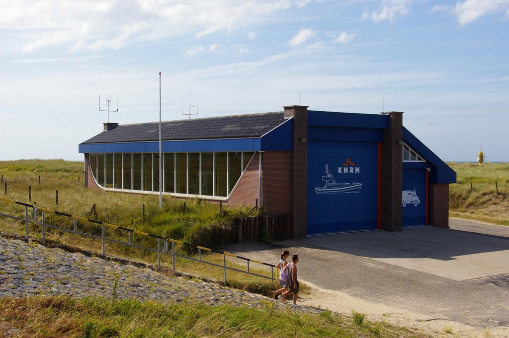 Cadzand-Bad - The Lifeboat Shed by Guy de Valk