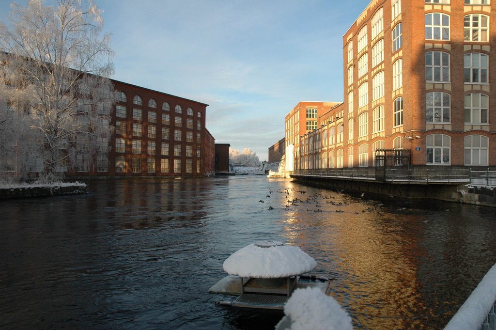 Two signature redbrick buildings of Tampere from the era of fast industrialization by Aki Pitkäjärvi