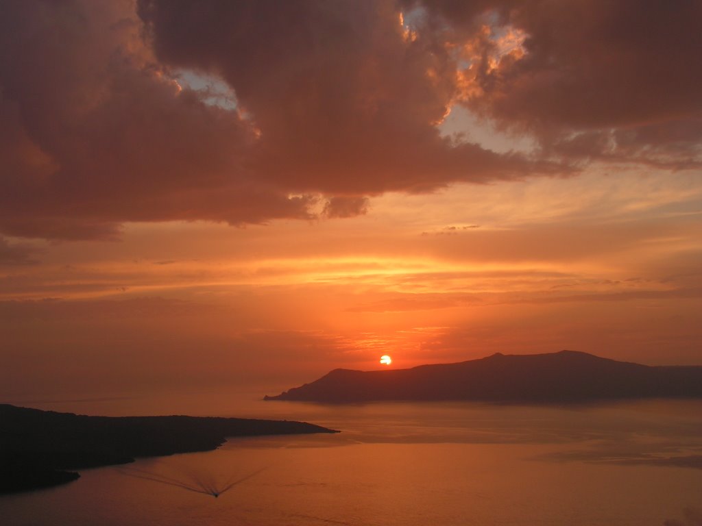 Zonsondergang Santorini by Sander Keurntjes