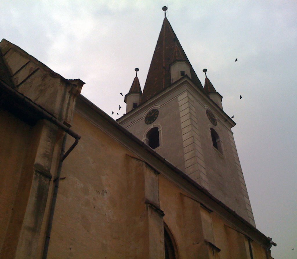 Turnul - Biserica-cetate de la Cristian by CSGabriel