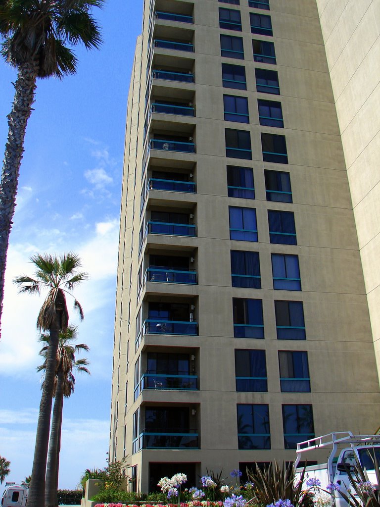 Ocean Club Building in Downtown Long Beach, Long Beach, CA by aleksolo