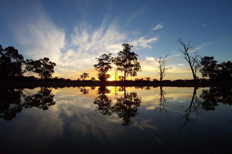 Dam sunset by James Mead