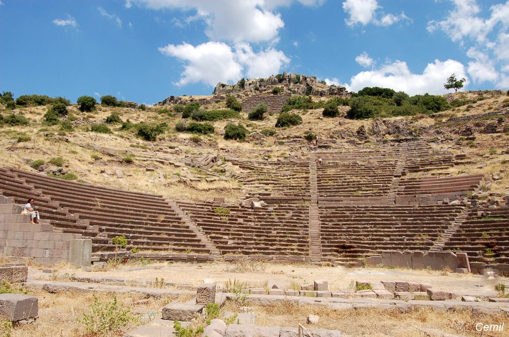 Assos Ancient Theater by cecemil