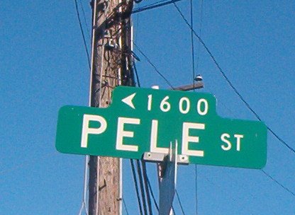 Pele Street Sign Oahu Hawaii by Pestovich