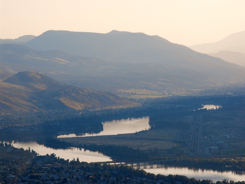 Morning view over North Kamloops & Westsyde by Vicki Atkins