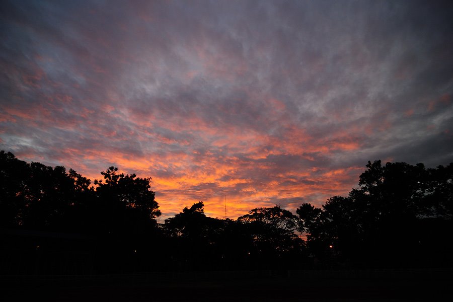 Sanam Chandra Palace Stadium at Dusk by AstroKAney KooN KeeN