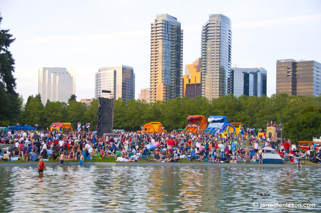 View from Bellevue Park on the Forth of July by Jarred Fenlason